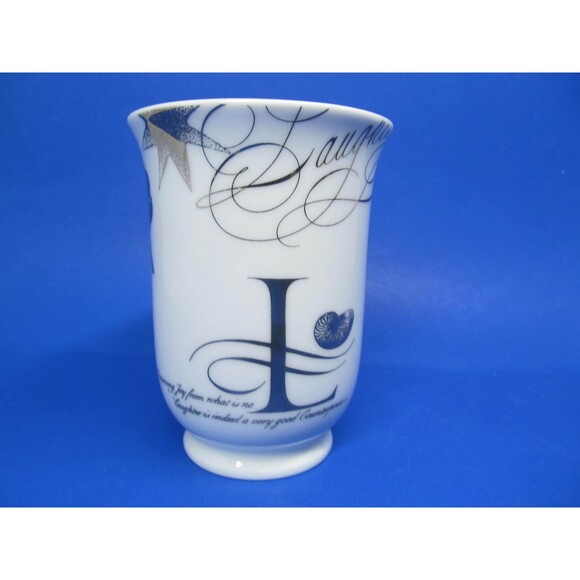 Pottery Barn Laughter Coffee Mug Discontinued - Picture 2 of 8